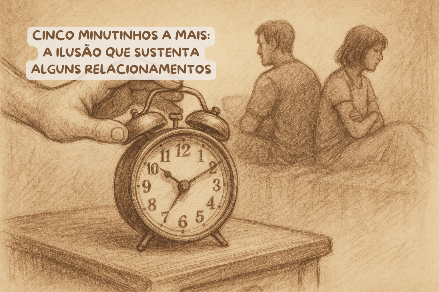 CINCO MINUTINHOS A MAIS: A ILUSÃO QUE SUSTENTA ALGUNS RELACIONAMENTOS